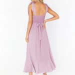 Tie-Up Flare Dress